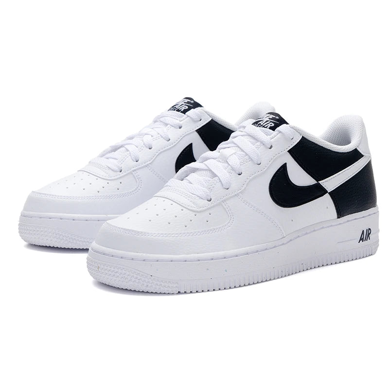 Nike (Nike) Women's Shoes Air Force 1 (Gs) Sports Shoes, Trendy and Fashionable, Cushioning, Wear-Resistant, Casual Sneakers, Skateboard Shoes Hf9096-100