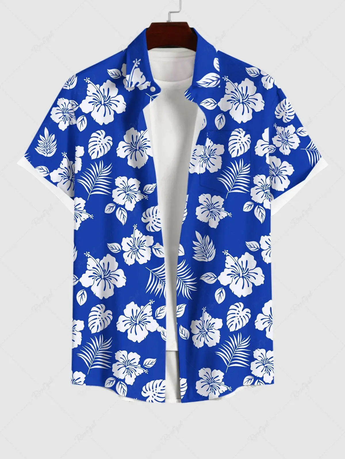 Summer Plus Size Men's Shirt 3D Prints Hawaiian Shirts Button Up Beach Vacation Shirts Short Sleeve Shirts Casual Shirts For Men