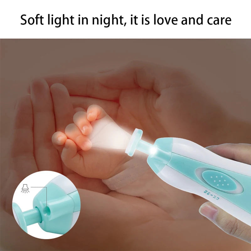 Baby Electric Nail Trimmer – Safe Multifunctional Fingernail Cutter & Infant Manicure Set
