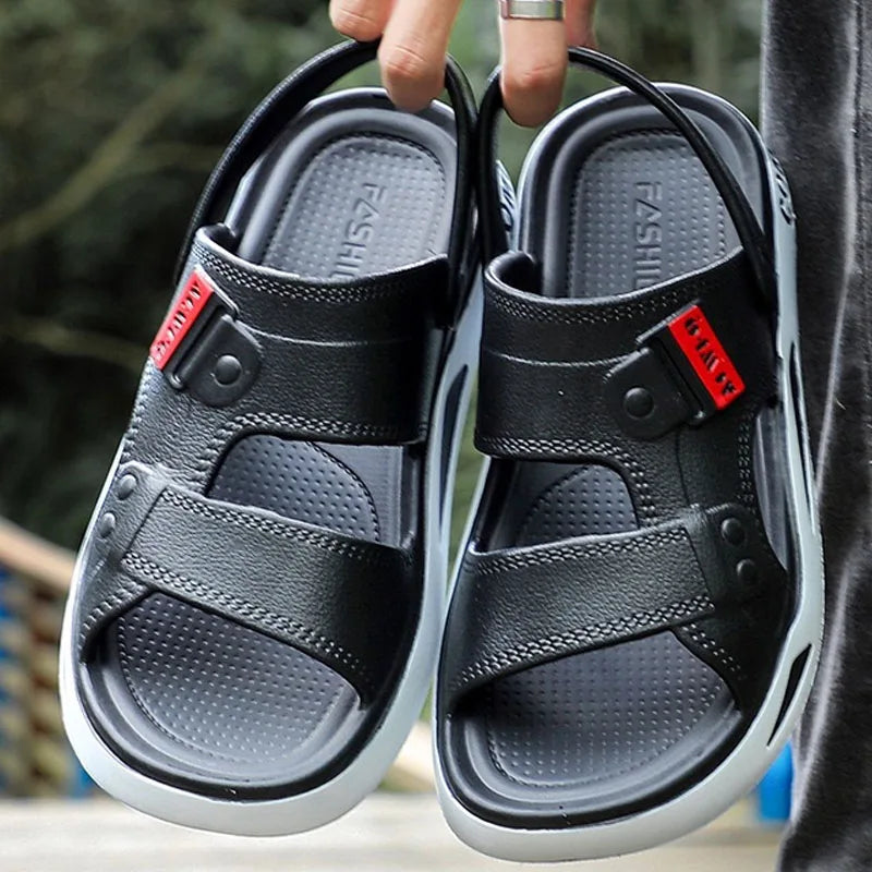 Kidmi Mens Shoes Breathable EVA Beach Sandals Fashion Summer Outdoor Sandals For Youth Dual-purpose Casual Comfortable Slippers
