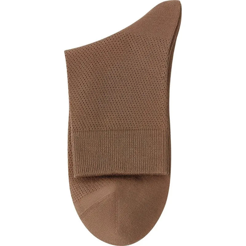 3pairs Men's Odor-Resistant and Sweat-Absorbing Mid-Calf Socks Fashion High Quality Breathable Ankle Sock Solid Color Sports Sox