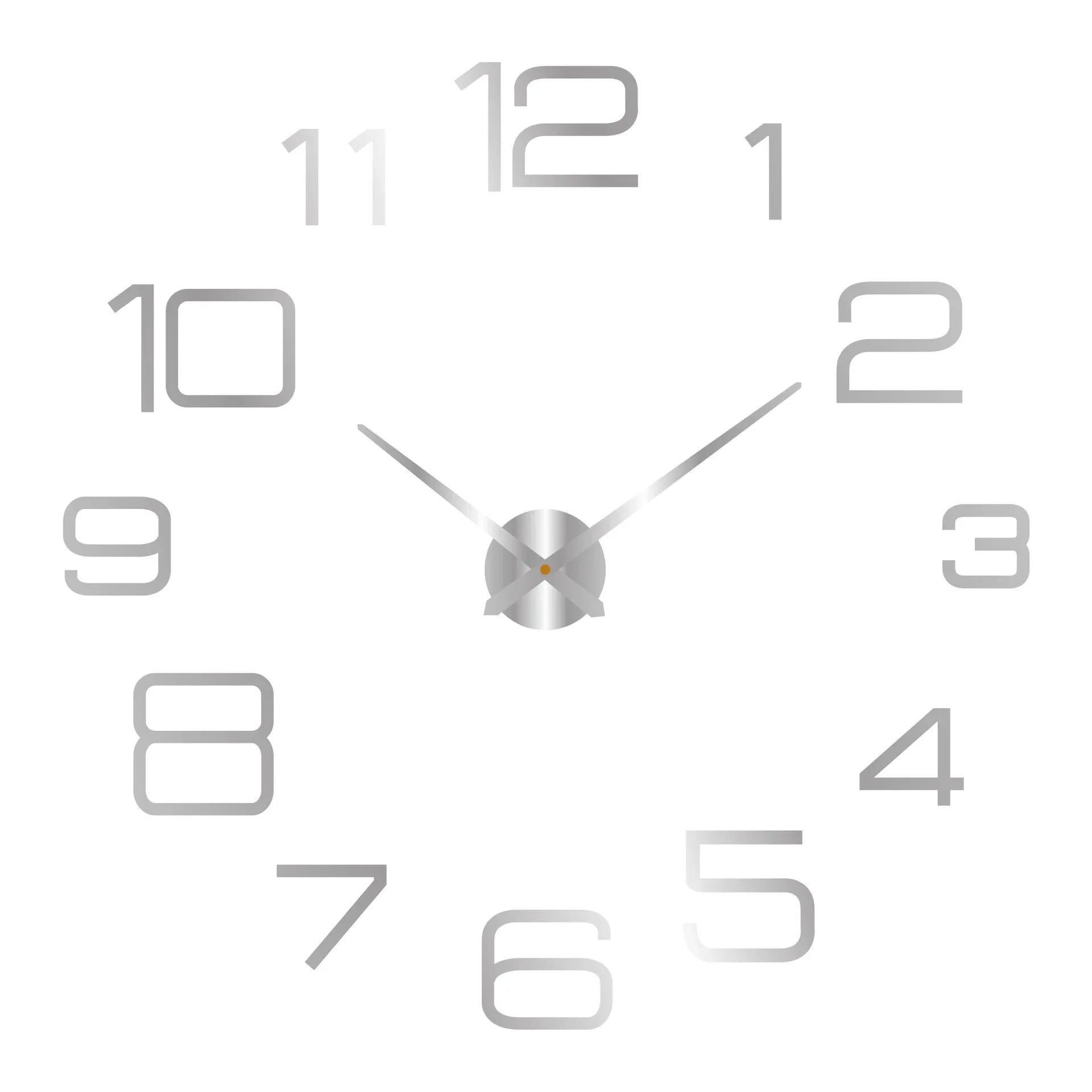New Modern Design Large Wall Clock 3D DIY Quartz Clocks Fashion Watches Acrylic Mirror Stickers Living Room Home Decor Horloge