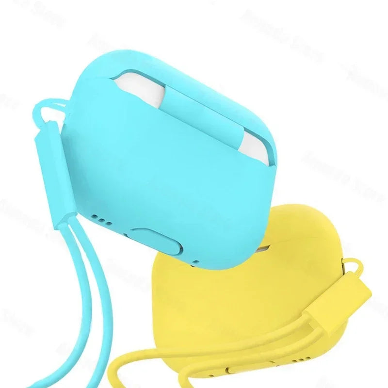 For AirPods Pro 2 Case Liquid Silicone Cover For AirPods 3 Pro 2 Case Soft Earphone Protetcive Funda for AirPod Pro 2 Pro2 Cover