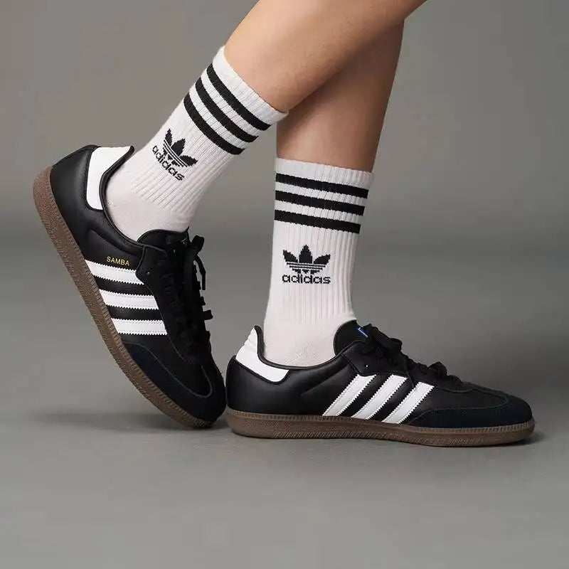 Adidas Official Authentic SAMBA OG Clover Men's And Women's Casual Board Shoes B75807