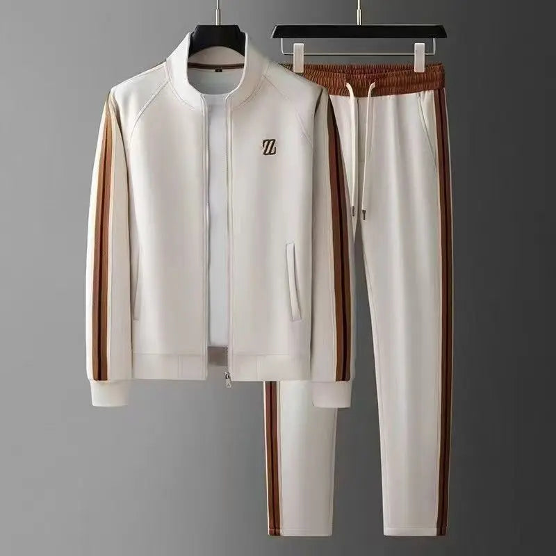 2025 men tracksuit Sportswear Suit Men's Jacket Trendy ins Embroidered Fashion Men's Jacket Trousers Two-Piece Set men clothing