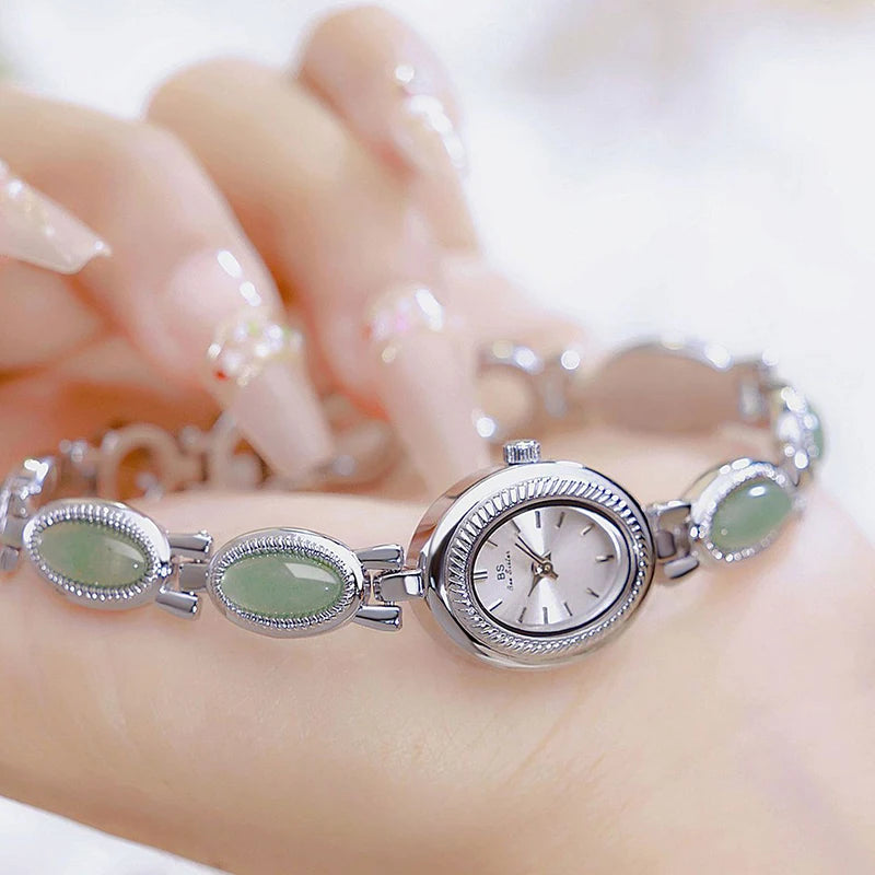 Women Bracelet Watches For Ladies Wrist Watches 2025 Top Brand Luxury relogio feminino Gold Oval Rhinestone dropshipping Fashion