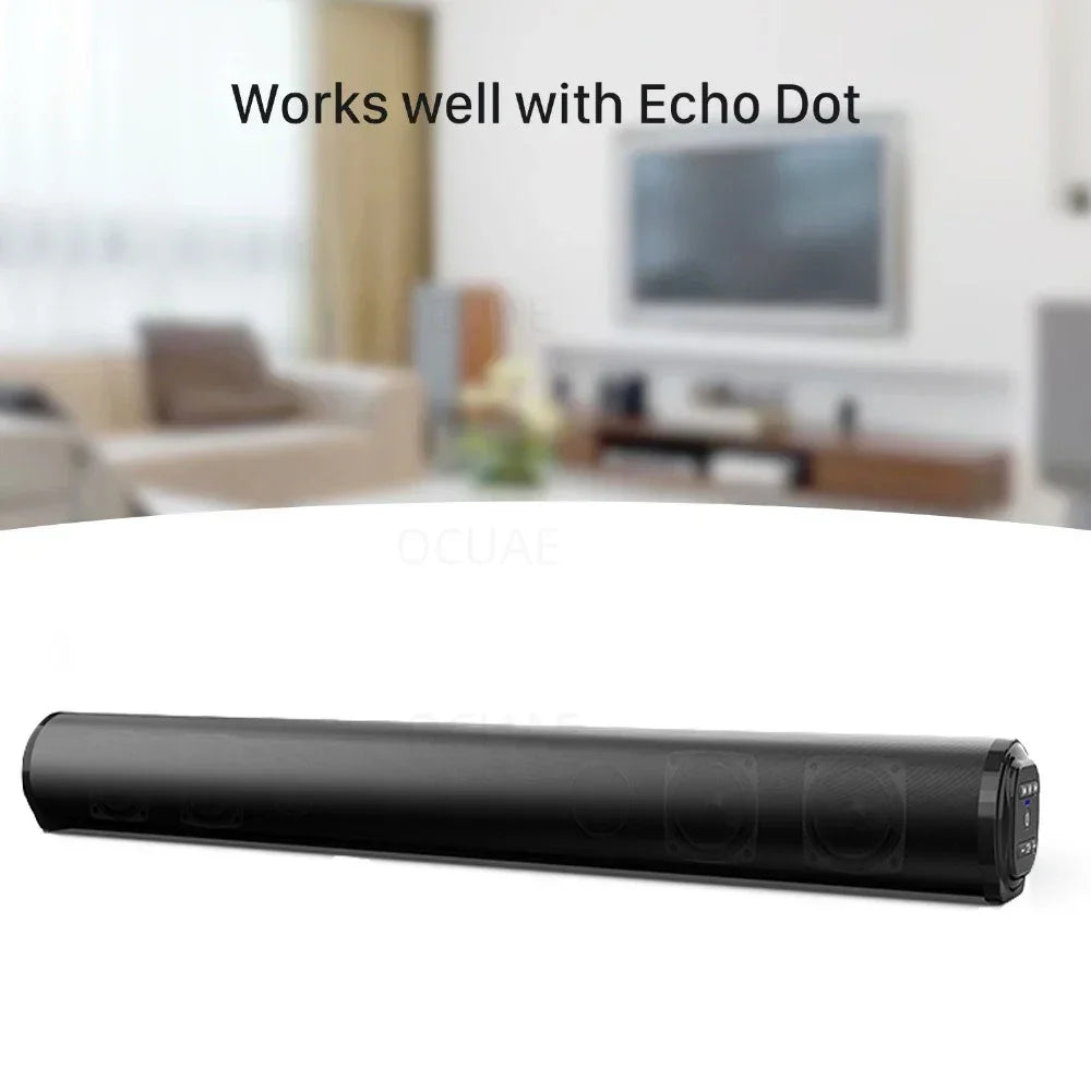 Portable Super Powerful Sound Bar Wireless Bluetooth Speaker Surround Stereo Home TV Sound Box Subwoofer FM Radio Caixa De Som