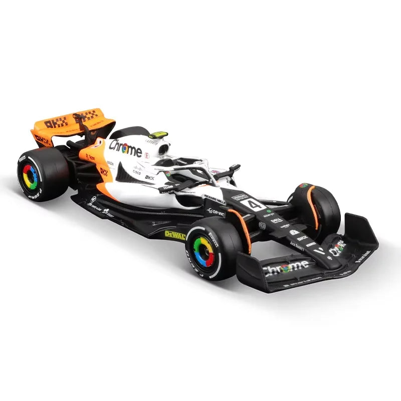 Bburago 1: 43 McLaren 2024 MCL38 Miami GP Formula Racing Alloy Car Model Toy