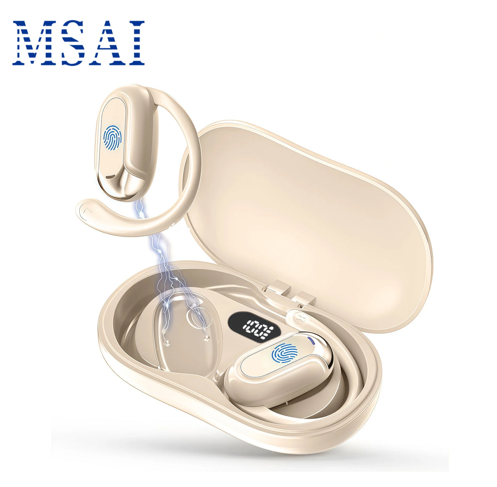 138 Language Translator Earbuds AI Translation Real Time Translating Earbuds Open Ear with 90H Playtime for Travel Business