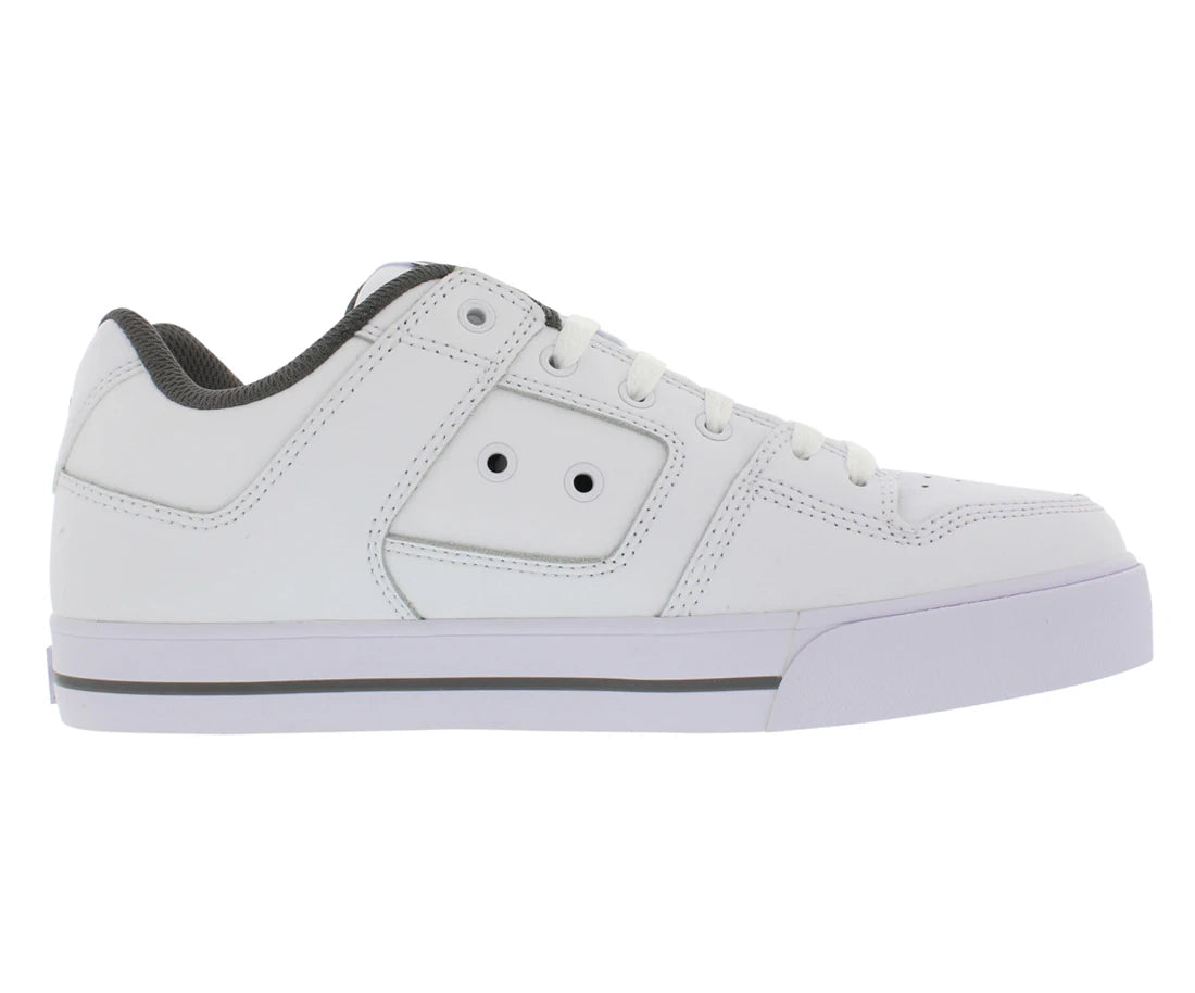 Dc Pure Skateboard Mens Shoes Size 10, Color: White