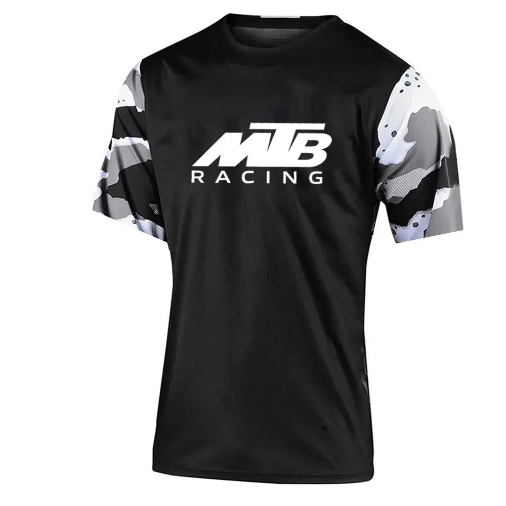 Raudax-Quick Dry Bicycle Jersey For Men, Motocross Downhill Jersey, Mountain Bike, Short Sleeves, Enduro