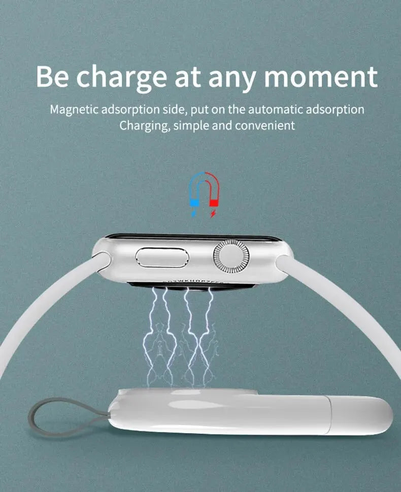 Fast Magnetic Wireless Charger For Apple Watch 8 7 6 5 4 3 SE Ultra 2 IWatch Dock Adapter Chargers Portable USB Charging Station
