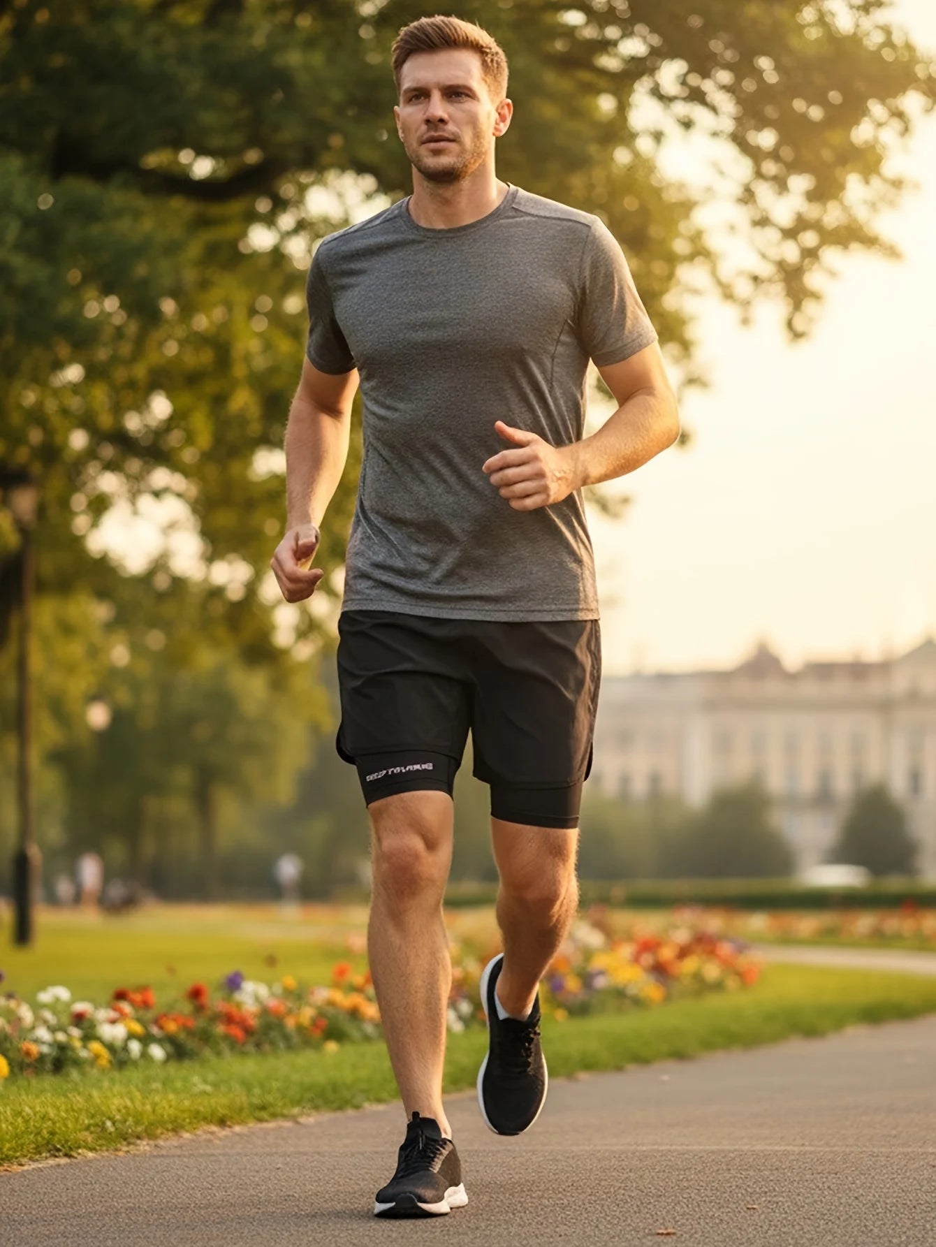 6pcs set of colorful shorts for men, summer shorts for running, leisure, daily fitness training, breathable  sweat absorbing