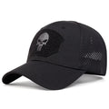 Skull Tactical Airsoft Cap Adjustable Breathable Sun Visor Trucker Hat Mesh Hunting Hiking Snapback Baseball hats gorra