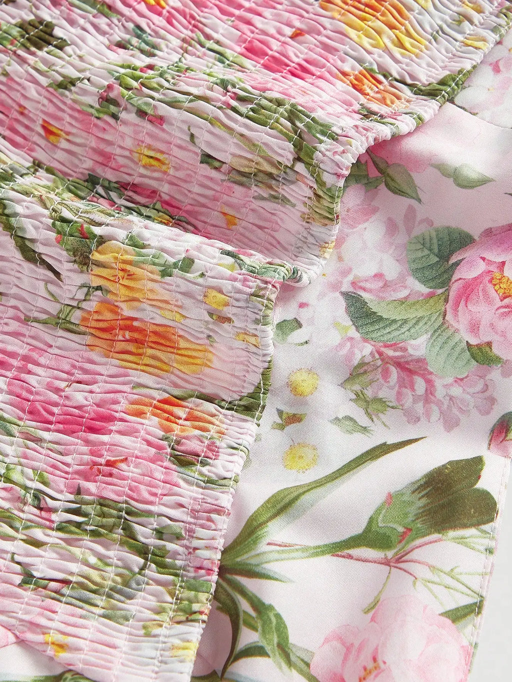 Romantic Floral Print Halter Dress For Women Summer Mini Dress A-Line Fit And Flare