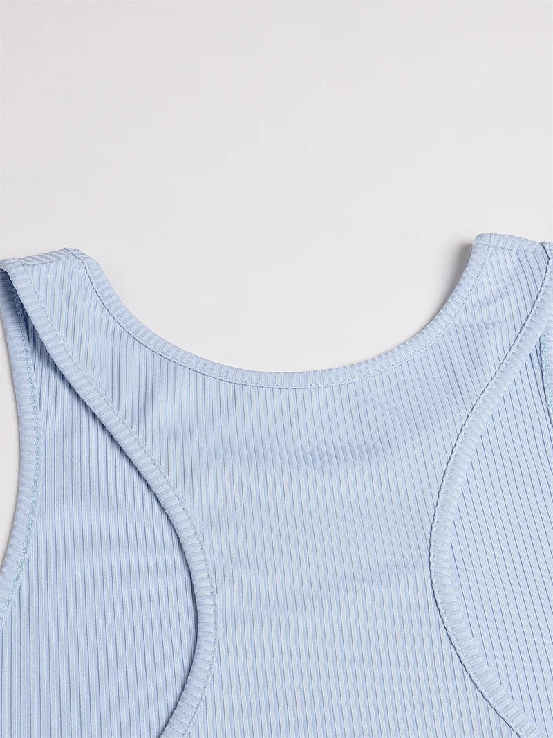 Men's Summer O-neck loose stripe gym Tank top Men Fitness sleeveless pullover Sports Undershirt Elasticity casual vest men tops