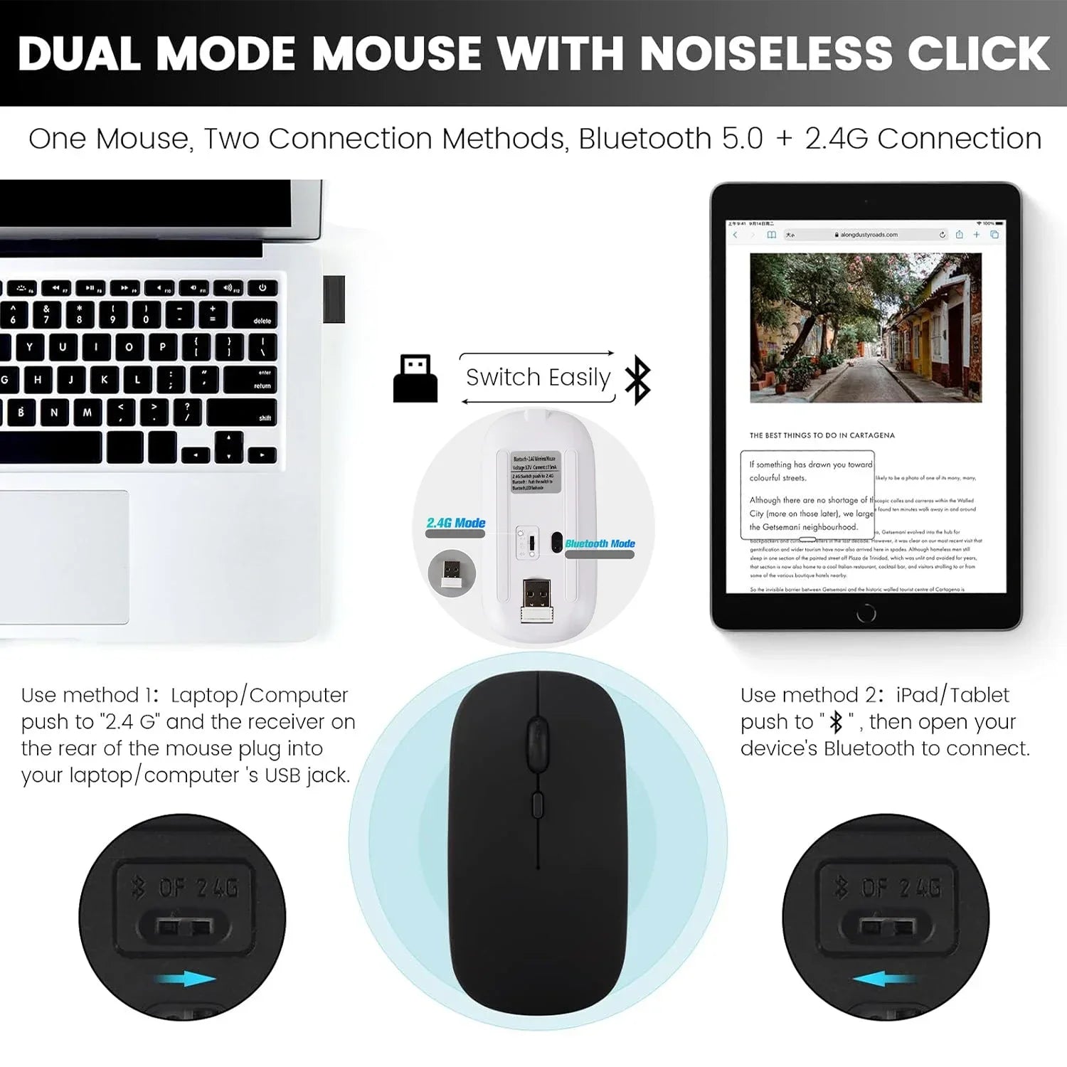 10 lnch  Wireless  Bluetooth Mini Keyboard For ios Phone Tablet Portable Bluetooth Keyboard and Mouse