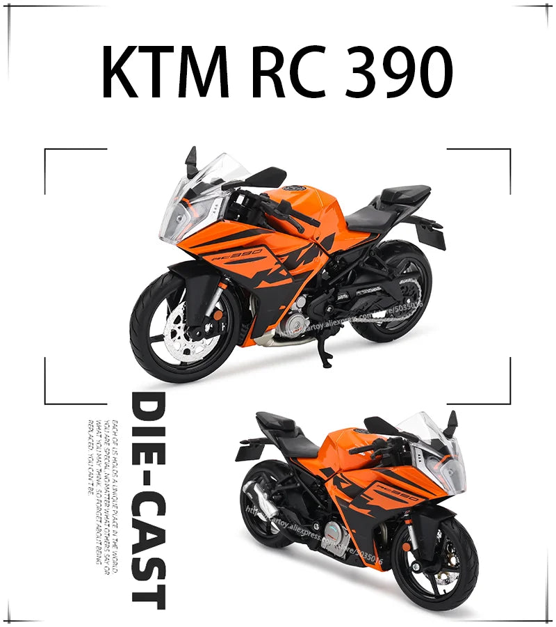 Maisto 1:12 KTM RC 390 simulation alloy motocross authorized motorcycle model toy car Collecting gifts