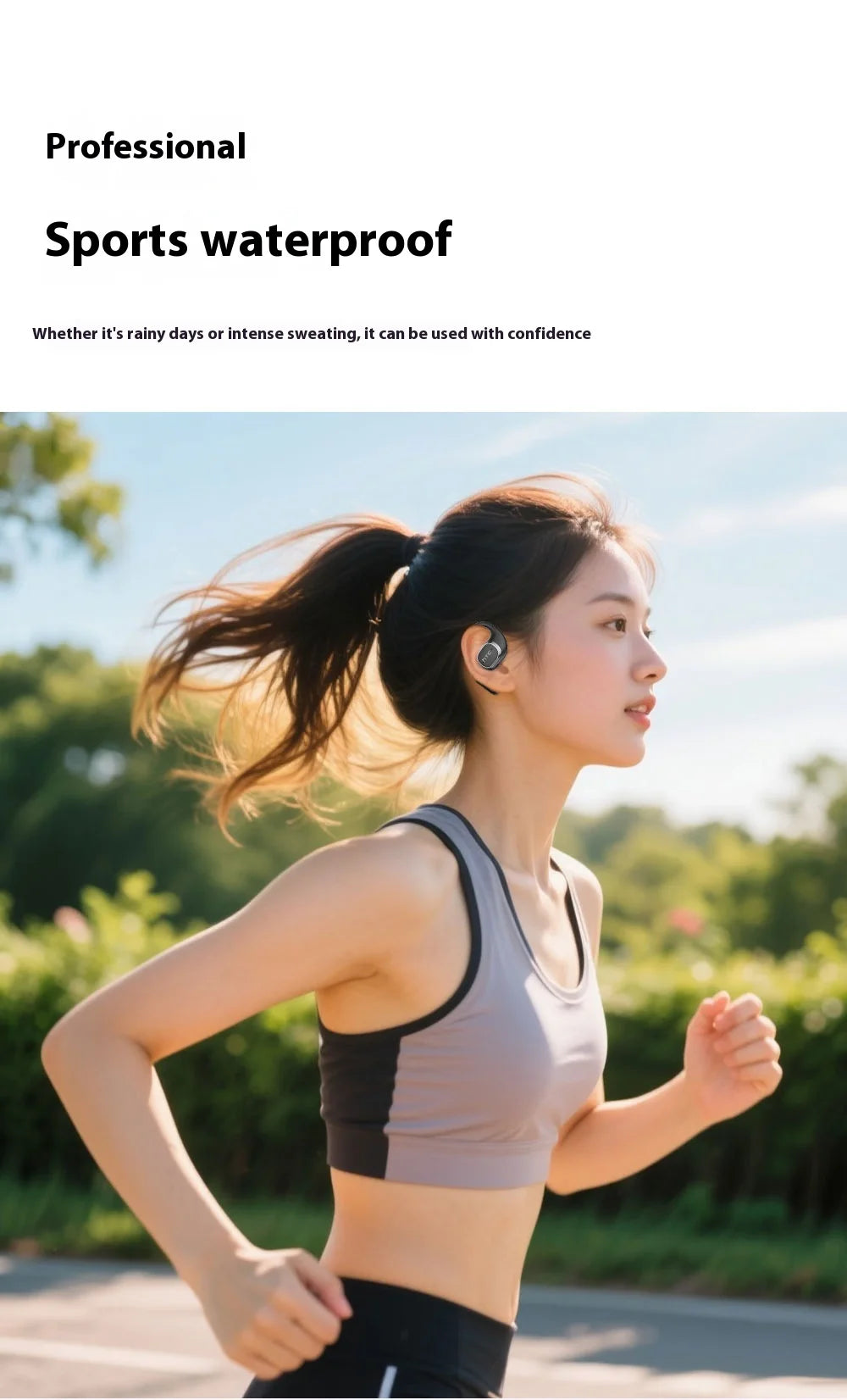 HTC AI Translation Earphones Microsoft Model High Definition Screen 48H long Battery Endurance Wireless Bluetooth Office Gift