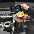Portavasos Universal para Auto 360° – Organizador Doble Ajustable