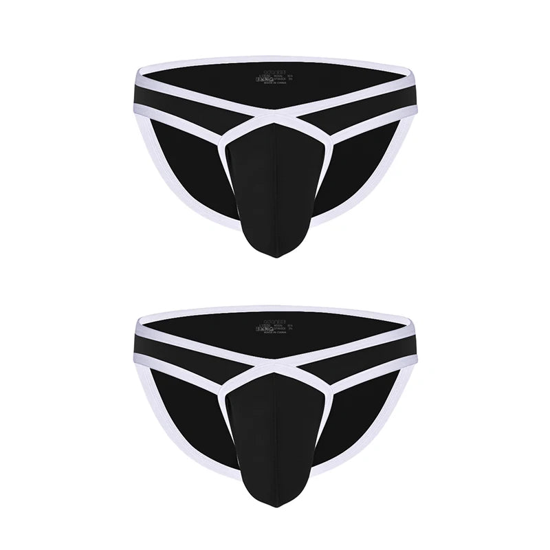 Men Modal 3D Pouch Briefs Athletic Sports Male Breathable Skin-friendly Soft Underwear High Stretch Underpants for Daily Wear