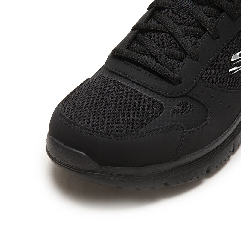 Skechers Men's Sports Shoes, Mesh Breathable Walking Shoes, Outdoor Lightweight, Wear-Resistant, Low-Top Casual Shoes 8790230-Bbk
