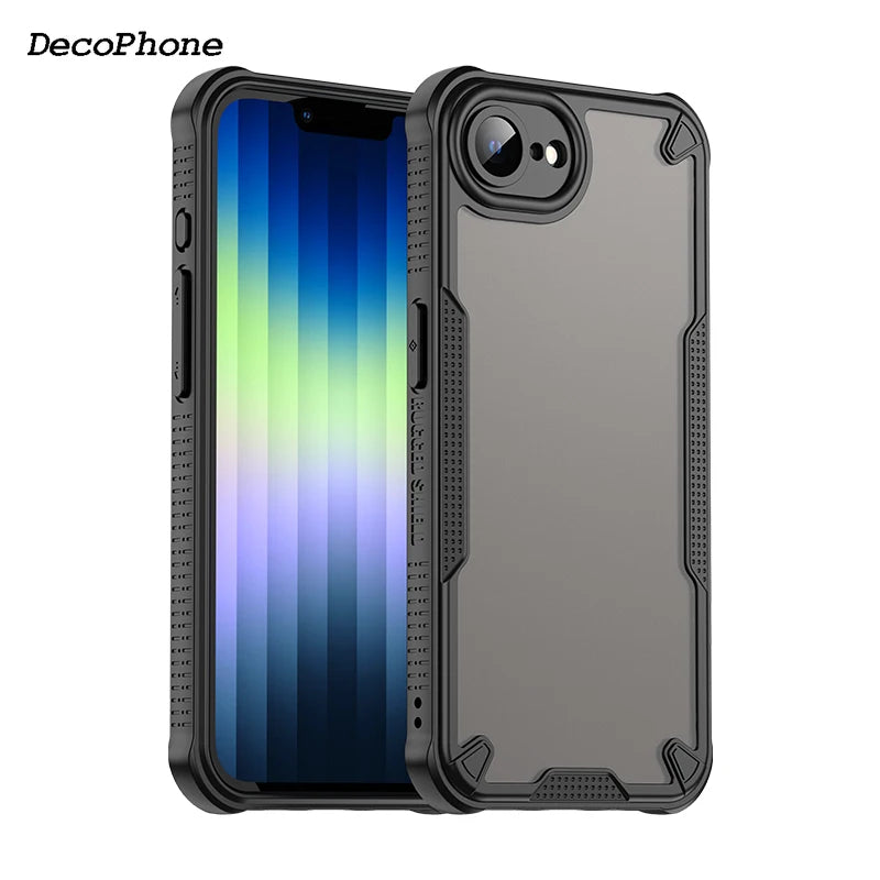 Translucent Matte Armor Case For iPhone 17e Skin-Friendly Matte Full Back Case For iPhone 17e Cover For iPhone 17e/16e Case