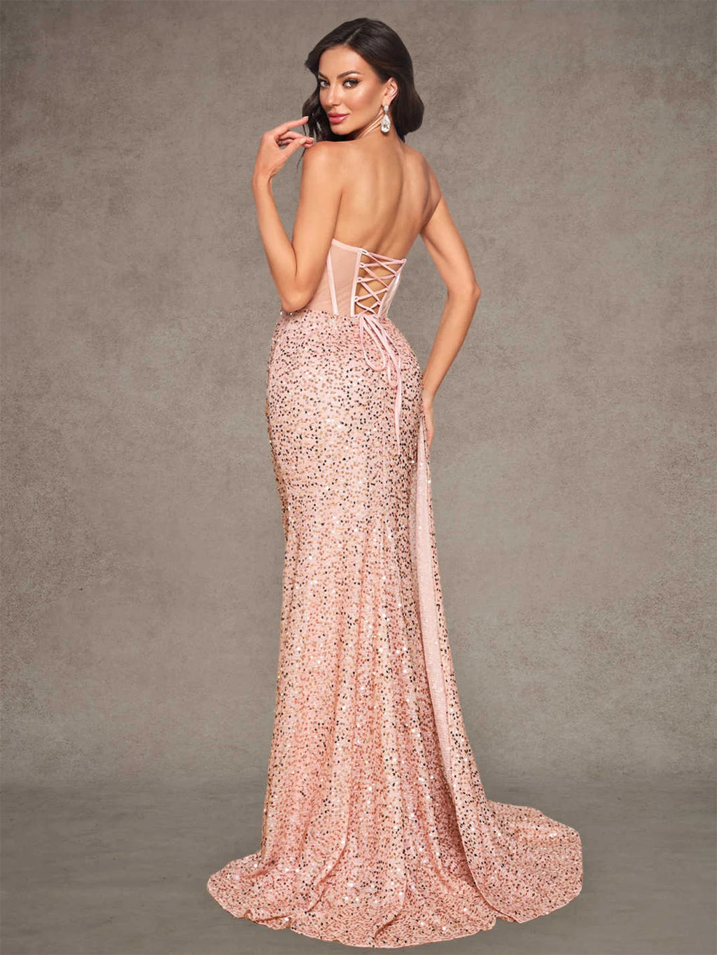 2026 Elegant Bridesmaid Dress Prom Evening Gown for Women Party Dresses Stylish Bridal Attire in Multiple Sizes