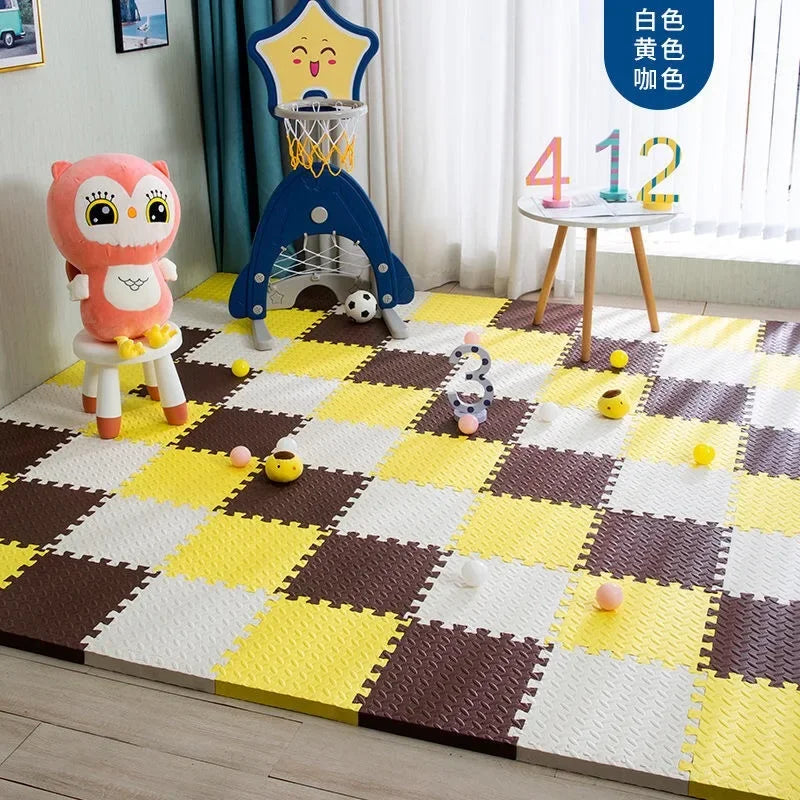 Baby Foam Play Mat 12pcs – Interlocking Puzzle Floor Tiles 30x30cm Soft Kids Carpet