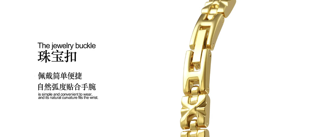 Women's Watch Natural Jade Bracelet Vintage Small Oval Dial Gold Retro Watches Luxury Brand Women Quartz Wristwatches Clock Gift