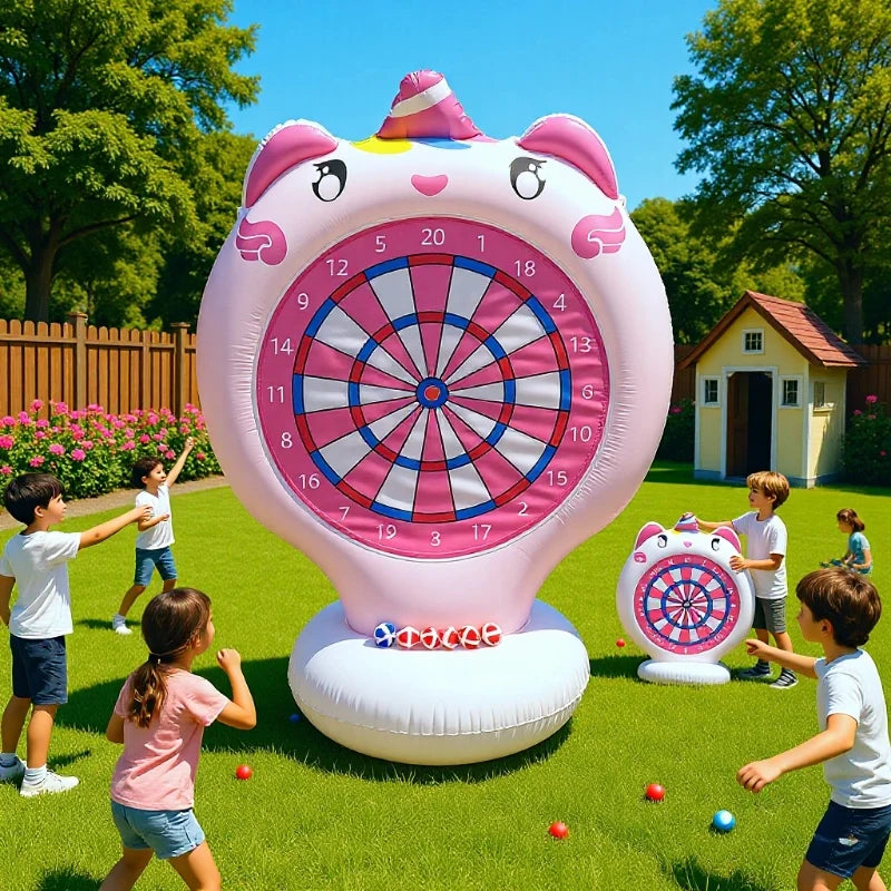 Juego de agua de mesa de dardos inflable, flotador de piscina, actividades al aire libre en la playa, regalo fresco de fiesta de