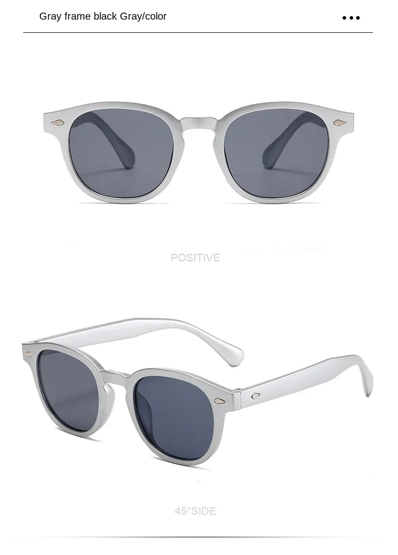 New Vintage Rectangle Sunglasses Men Women Luxury Brand Designer Square Sun Glasses Fashion Men Sun Glasses Oculus Christmas