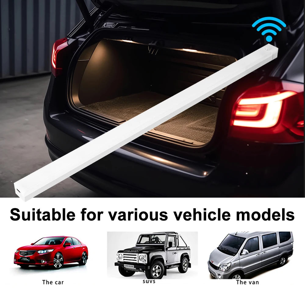 LED Car Sensor Light 10/20/30CM Automatic Induction Light Type-c Rechargeable Smart Lighting Magnetic Maual/Sensing Mode Lamp