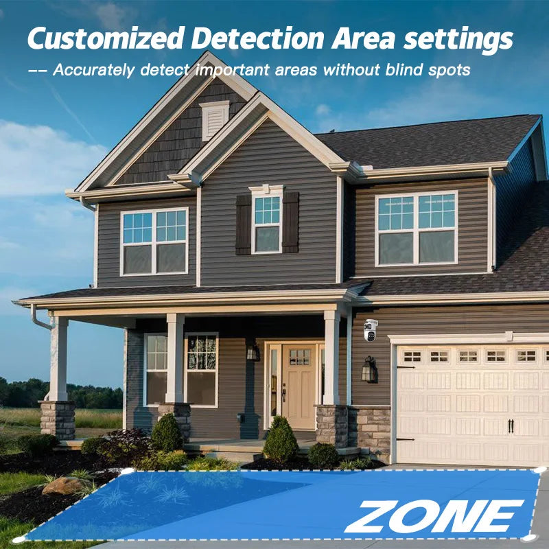 SZSINOCAM WiFi Pan-Tilt Outdoor Wireless IP Camera HD Video Surveillance Camera with Wired Version 24-Hour Standby