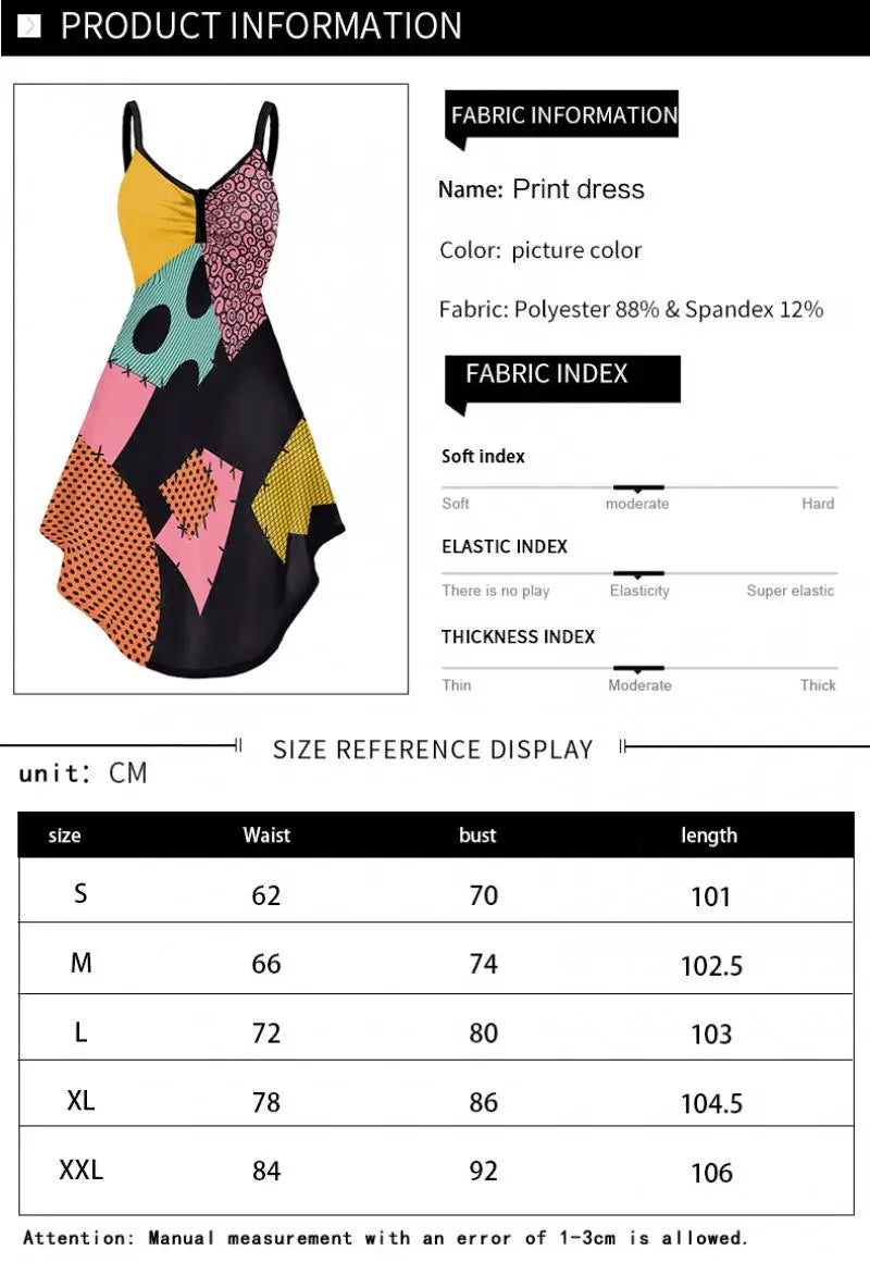 Halloween & Christmas Sally Nightmare Dress – You're My Secret