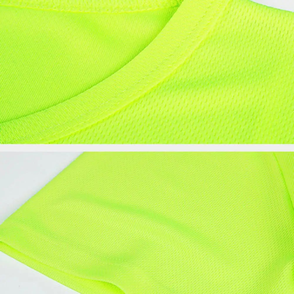 Reflective Safety T-Shirt 360 Degree Reflective Zones High Visibility Long Sleeves Outdoor Construction Worker Top for Night