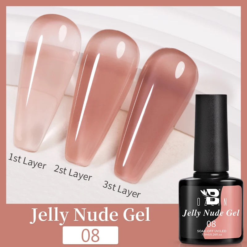 AWStorG 15ML Nail Tips Glue Gel For Falses Nail Tips Fast Extension 3 IN 1 Function Nails Art Transparent Gel Polish Soak Off UV