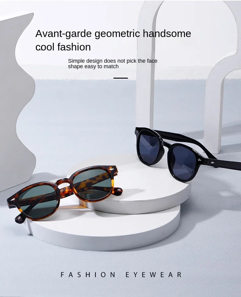 New Vintage Rectangle Sunglasses Men Women Luxury Brand Designer Square Sun Glasses Fashion Men Sun Glasses Oculus Christmas