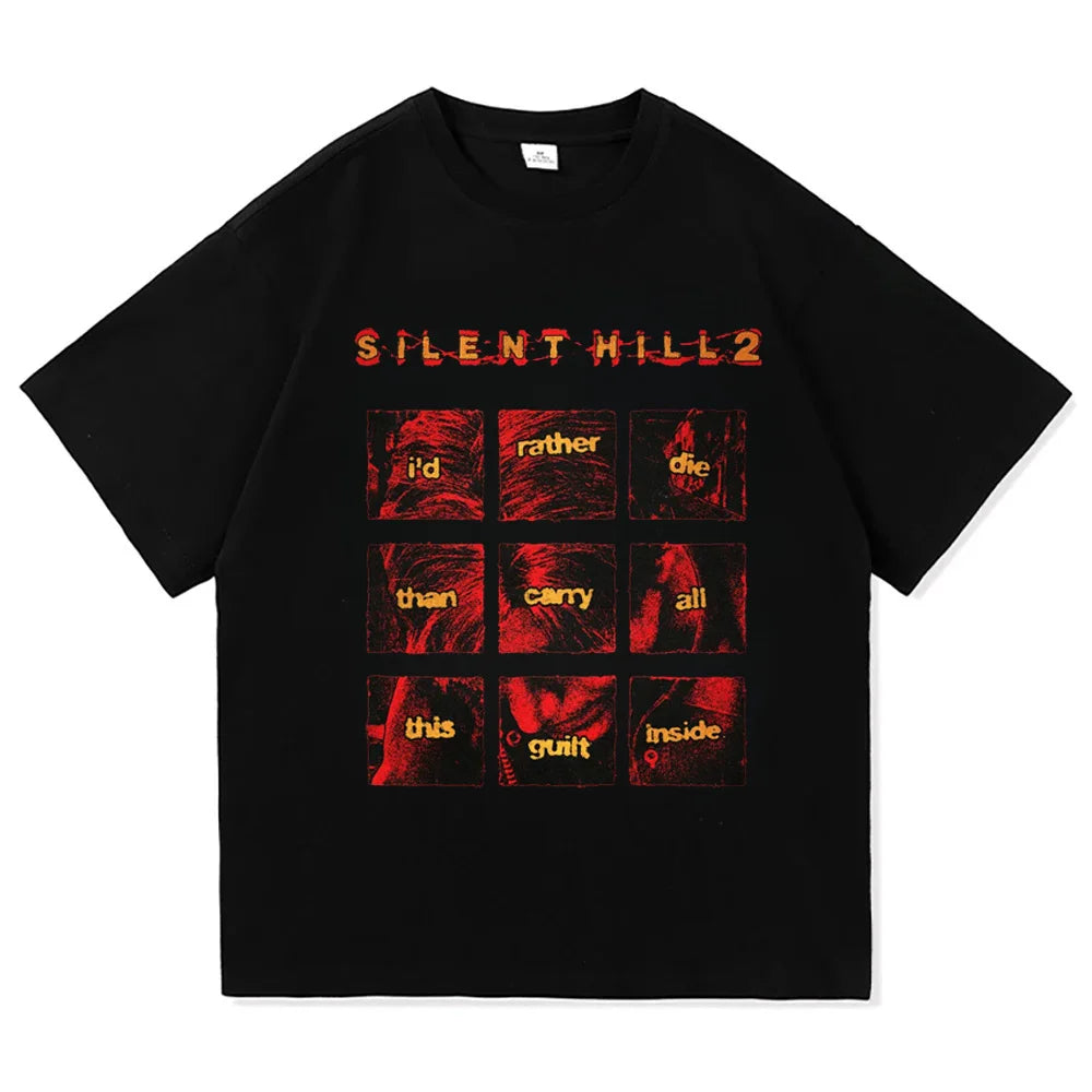 Men's Pyramid Head Silent Hill Round Neck Tees New Arrival T-Shirt T Shirts Cotton Tops Funny Short Sleeve
