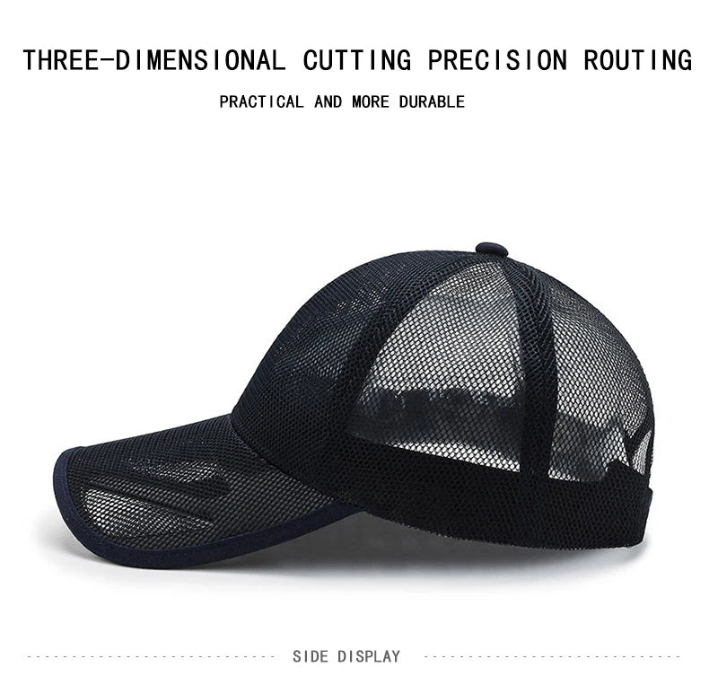 Skull Tactical Airsoft Cap Adjustable Breathable Sun Visor Trucker Hat Mesh Hunting Hiking Snapback Baseball hats gorra