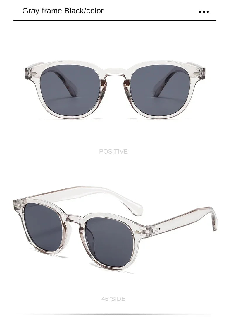 New Vintage Rectangle Sunglasses Men Women Luxury Brand Designer Square Sun Glasses Fashion Men Sun Glasses Oculus Christmas