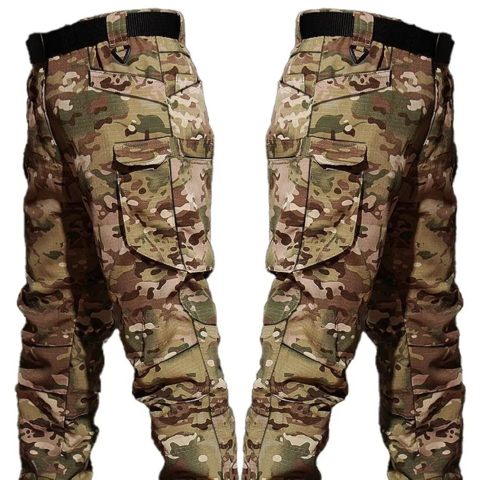 New Tactical Hunting Suit Outdoors Training Durable Breathable Camo Set Waterproof Quick Drying windproof Combat Two Piece Set