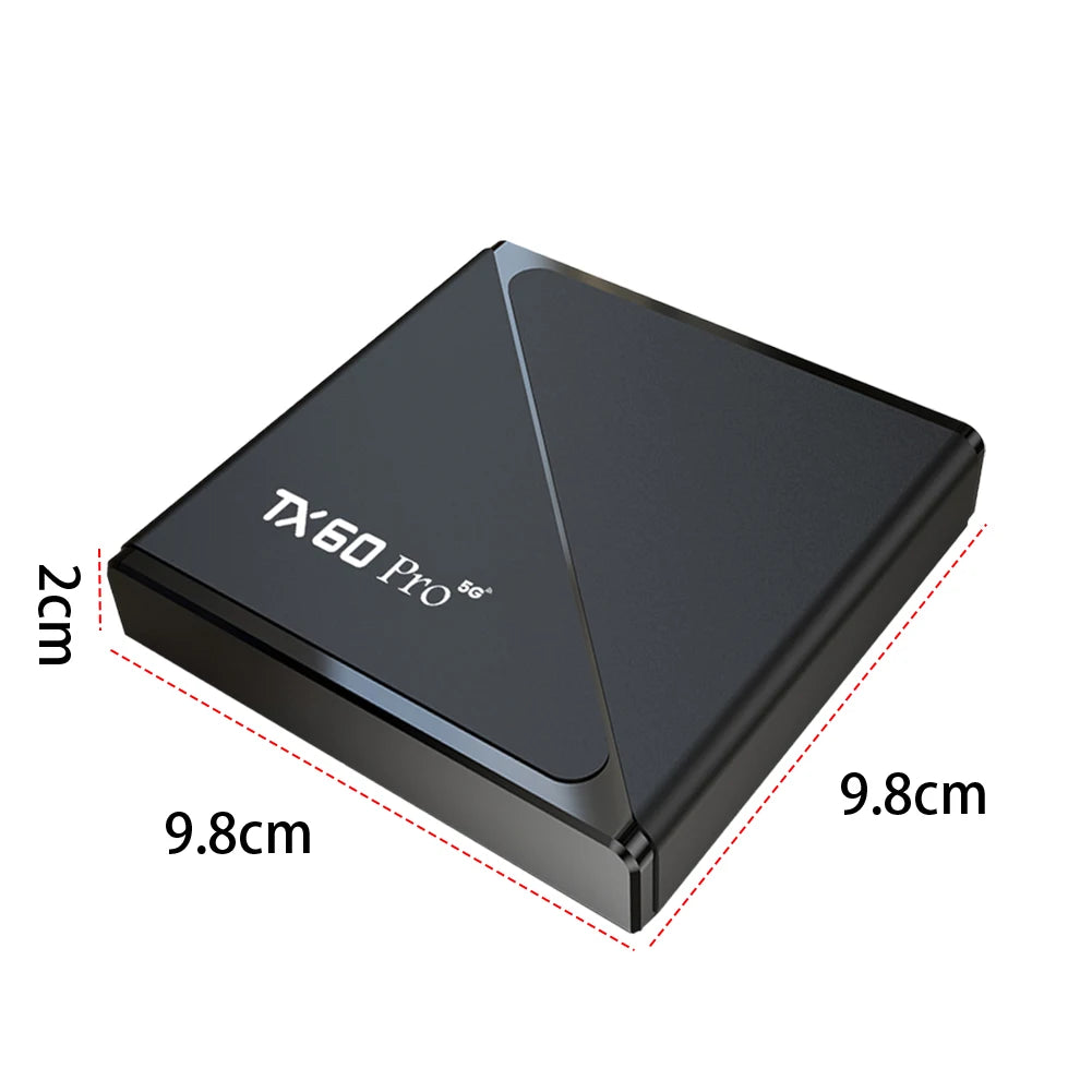 Android 16 Smart TV Box Pro 16GB+256GB Media Player With Voice Control 14K 2.4G/5G Dual WiFi Set Top Box with Remote Android Box