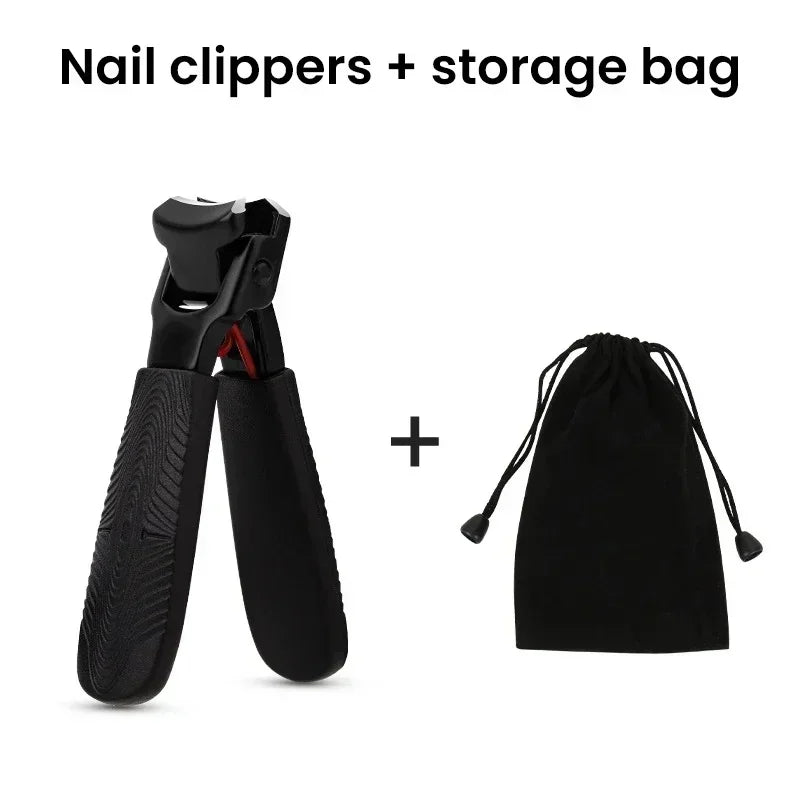 Thick Nail Clippers Set Splash Resistant False Nails Cutter Professional Nail Plier Pedicure Tools for Nail Tip Manicure Tools