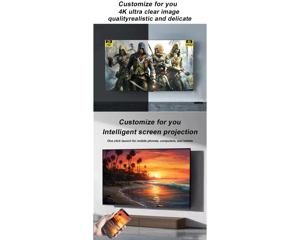 Android Smart TV 22 Inch HD LED Digital Television WiFi Built-in YouTube Netflix for Bedroom Kitchen Hotel Use