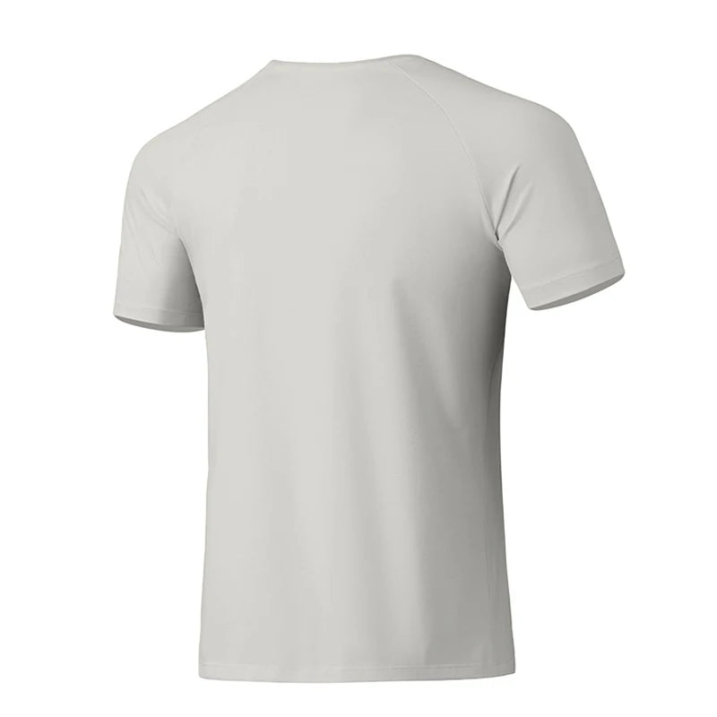 EUMERGX Hiking Short Sleeve T-Shirt For Men Outdoor Quick Dry Functional Cool T-Shirt Camping Climbing Trekking Short Sleeve Tee