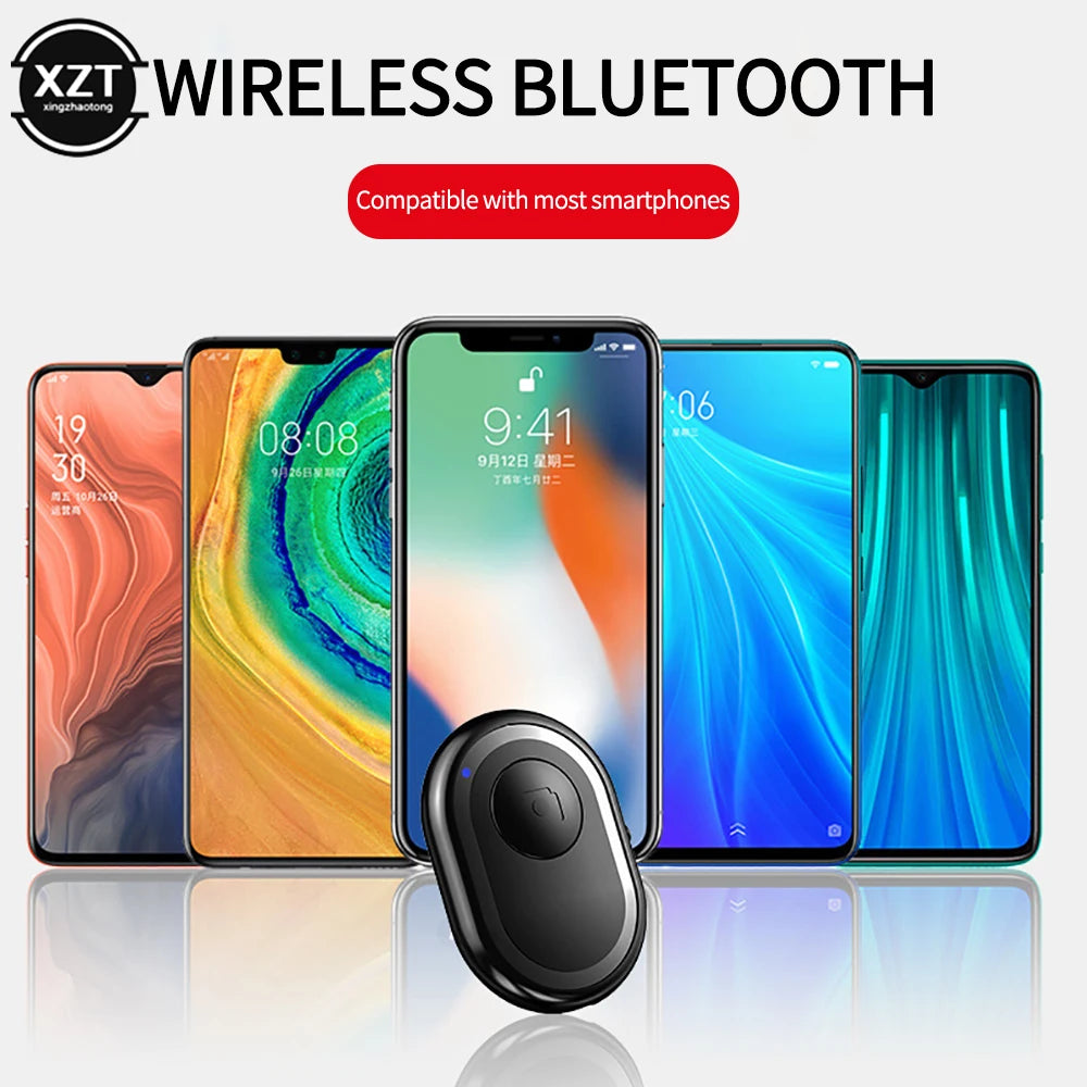 NEW Mini Bluetooth-compatible Remote Control Button Wireless Controller Self-timer Trigger Release Selfie For Smartphones Camera