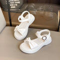 Girls Summer Beach Sandals 2025 New Solid Color Kids Causal Sandals Fashion Sweet Bow School Versatile Children Princess Shoes