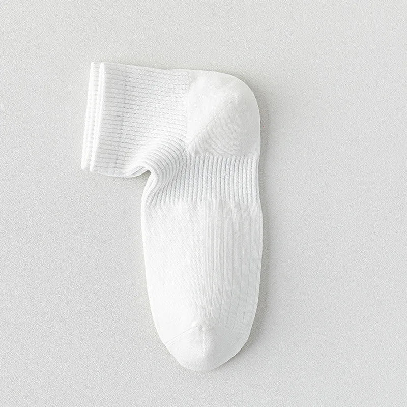 1/3 Pairs Men's Cotton Antibacterial No-Show Socks - Summer Thin Moisture-Wicking Breathable Sports Ankle Socks