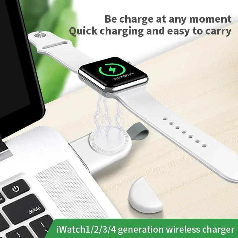 Fast Magnetic Wireless Charger For Apple Watch 8 7 6 5 4 3 SE Ultra 2 IWatch Dock Adapter Chargers Portable USB Charging Station